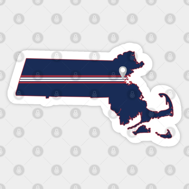 Boston Baseball Sticker by doctorheadly